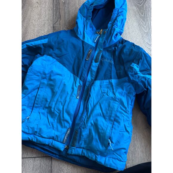 Columbia Two Tone Blue Insulated Winter Jacket - XXS - Picture 6 of 9